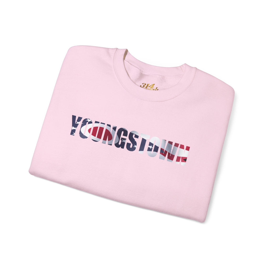Ohio Flag Crewneck Sweatshirt — Youngstown Ohio State Pride Pullover - 314 Originals