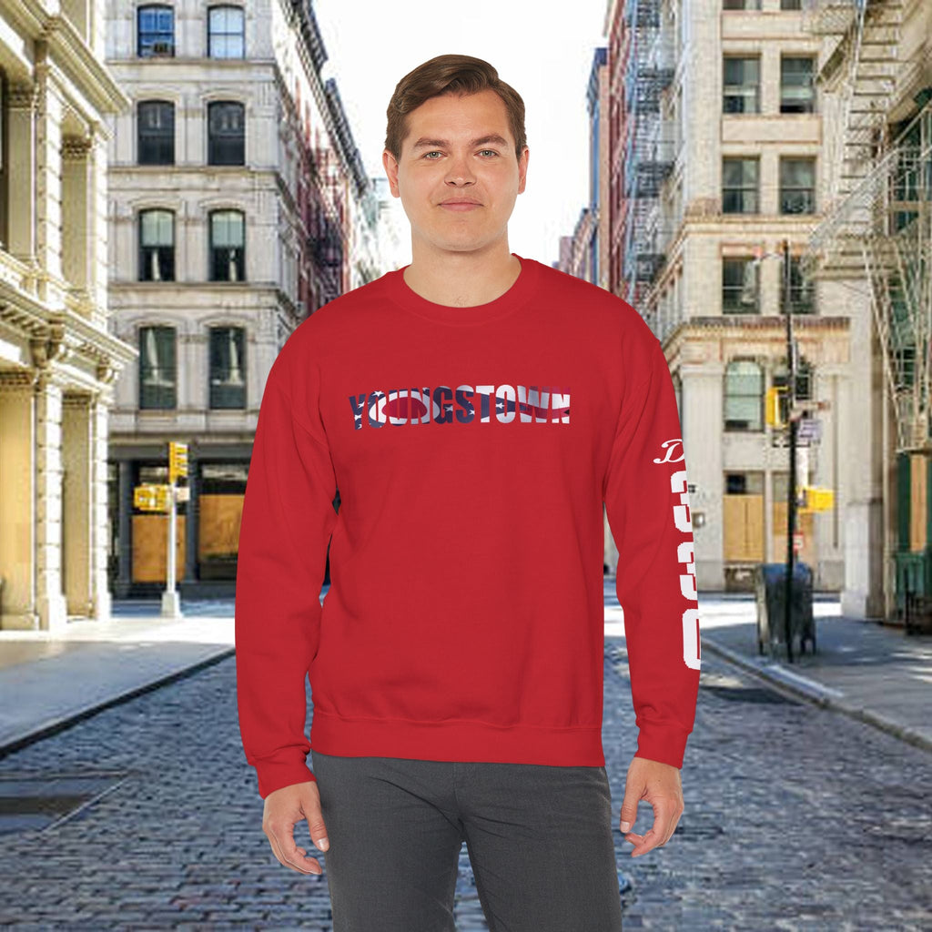 Ohio Flag Crewneck Sweatshirt — Youngstown Ohio State Pride Pullover - 314 Originals