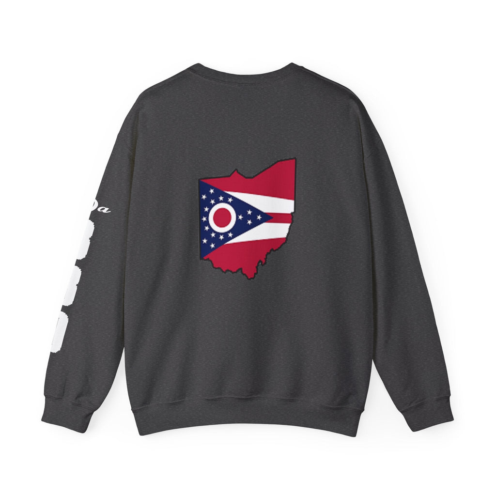 Ohio Flag Crewneck Sweatshirt — Youngstown Ohio State Pride Pullover - 314 Originals