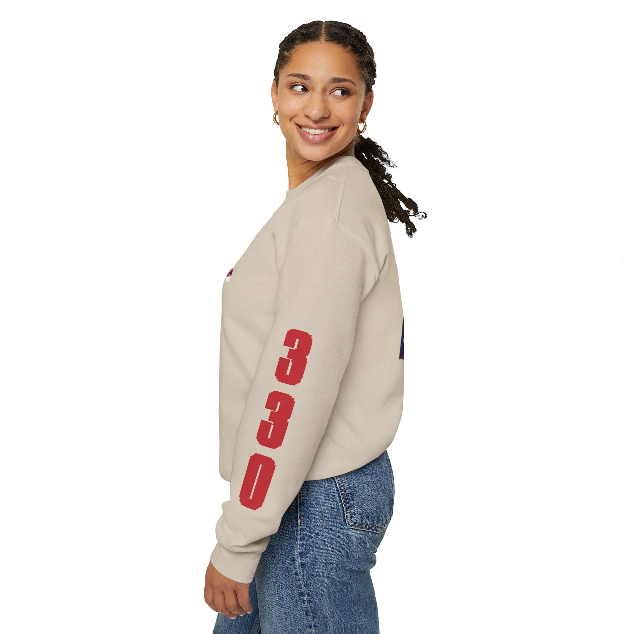 Ohio Flag Crewneck Sweatshirt — Youngstown Ohio State Pride Pullover - 314 Originals