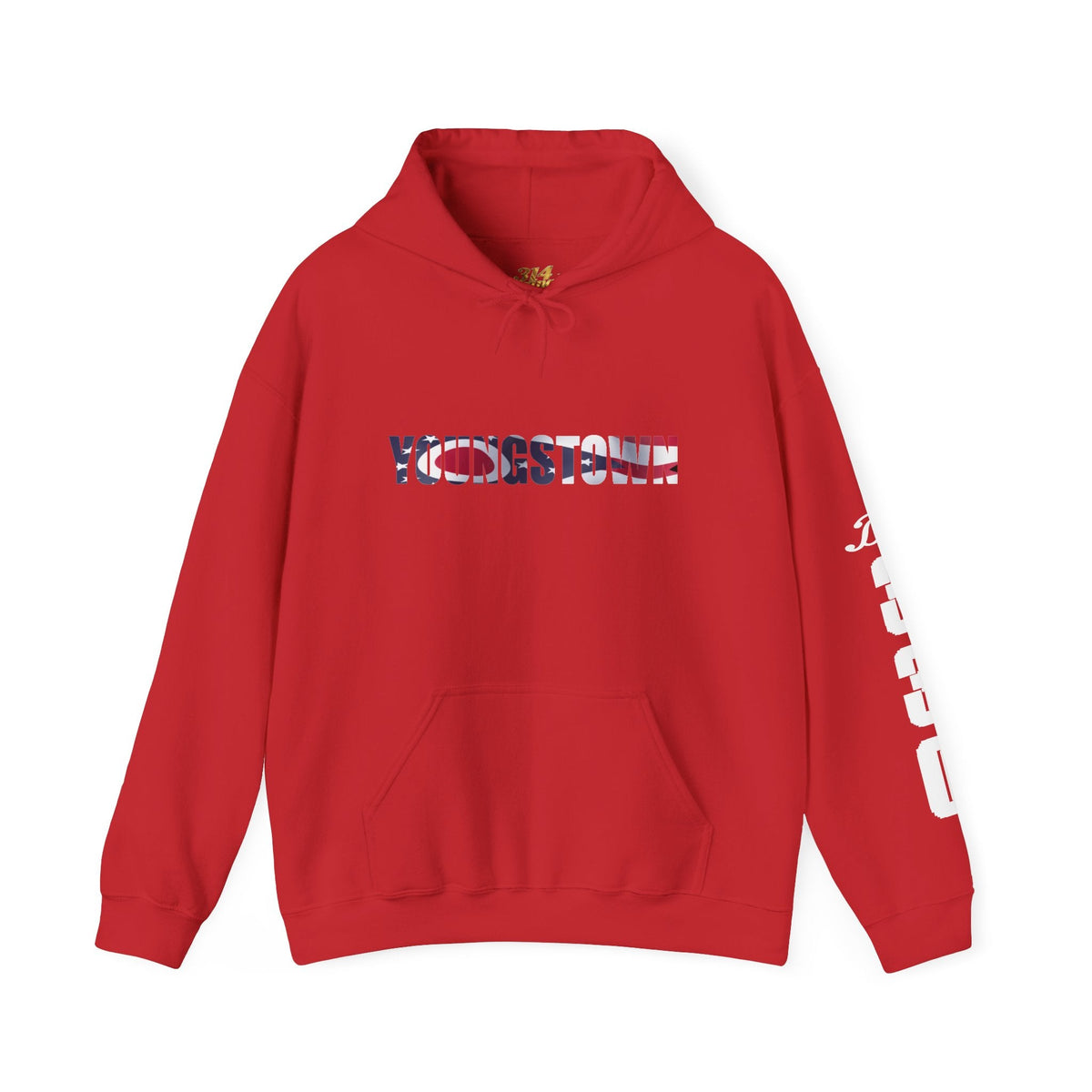 Ohio Flag Hoodie — State Outline - 314 Originals