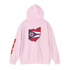 Ohio Flag Hoodie — State Outline - 314 Originals