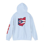 Ohio Flag Hoodie — State Outline - 314 Originals