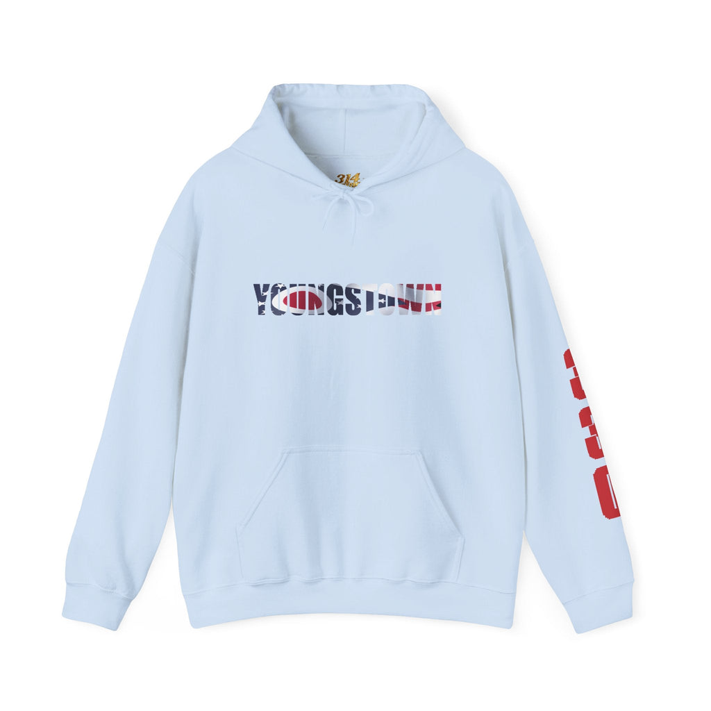 Ohio Flag Hoodie — State Outline - 314 Originals