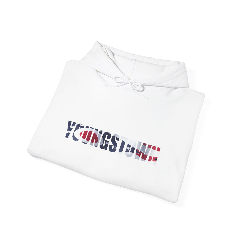 Ohio Flag Hoodie — State Outline with American Stars & Stripes Design - 314 Originals