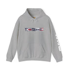 Ohio Flag Hoodie — State Outline with American Stars & Stripes Design - 314 Originals