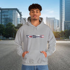 Ohio Flag Hoodie — State Outline with American Stars & Stripes Design - 314 Originals