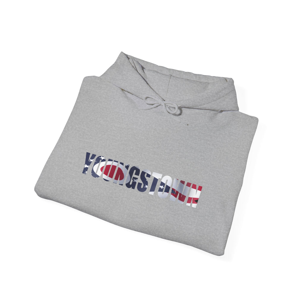 Ohio Flag Hoodie — State Outline with American Stars & Stripes Design - 314 Originals