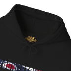 Ohio Flag Hoodie — State Outline with American Stars & Stripes Design - 314 Originals
