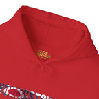 Ohio Flag Hoodie — State Outline with American Stars & Stripes Design - 314 Originals