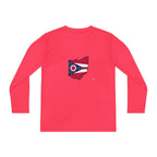 Ohio Flag Youth Long Sleeve Tee — Youngstown Text Graphic - 314 Originals