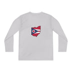 Ohio Flag Youth Long Sleeve Tee — Youngstown Text Graphic - 314 Originals