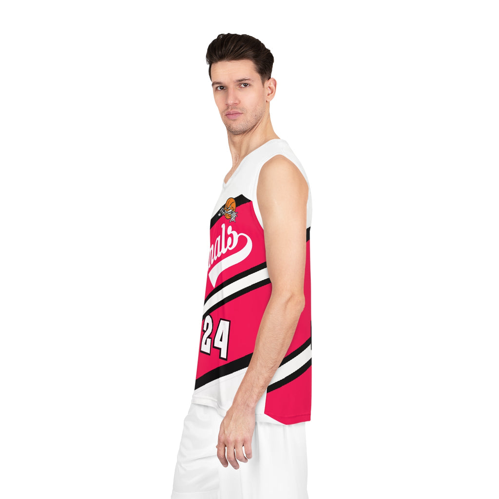 Originals Basketball Jersey - Number 24 Retro Stripe All-Over Print - 314 Originals