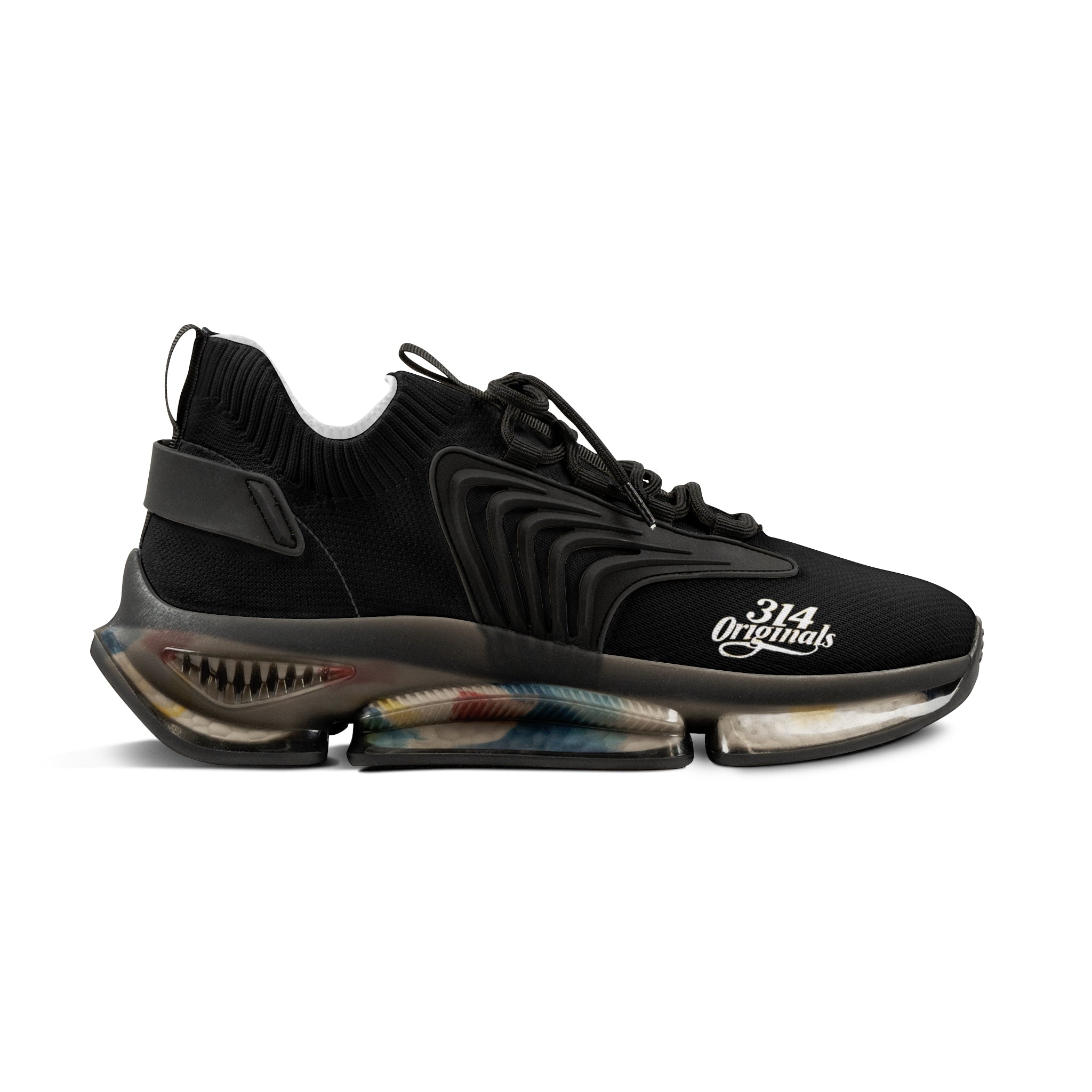 Originals Mesh Running Sneakers — Lightweight Black Athletic Shoes for Men - 314 Originals