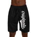 Originals Vertical Script Men's Jogger Shorts — Black Athletic Casual Summer Shorts - 314 Originals