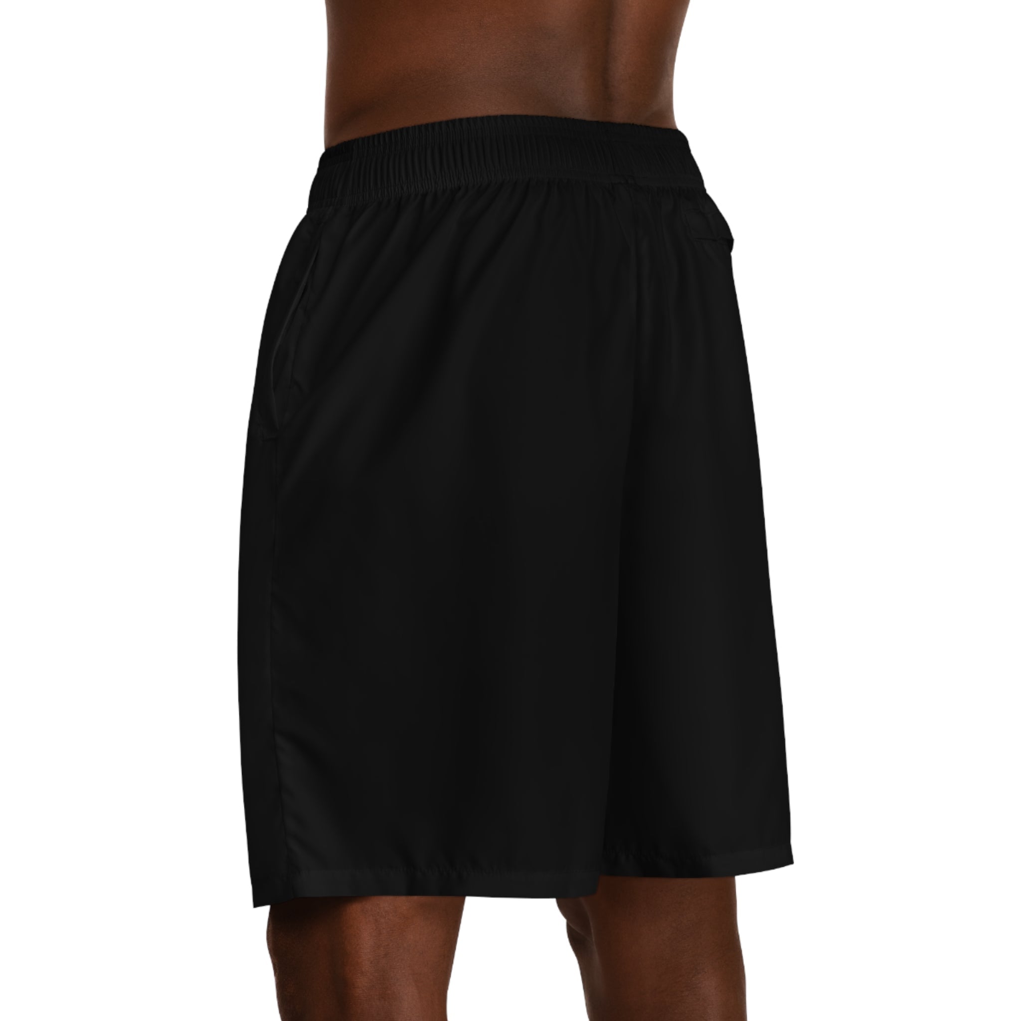 Originals Vertical Script Men's Jogger Shorts — Black Athletic Casual Summer Shorts - 314 Originals