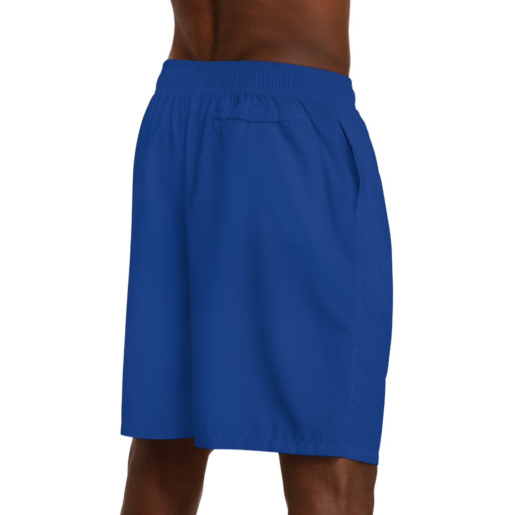 Originals Vertical Script Men's Jogger Shorts — Blue Athletic Casual Summer Shorts - 314 Originals
