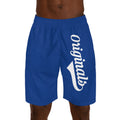 Originals Vertical Script Men's Jogger Shorts — Blue Athletic Casual Summer Shorts - 314 Originals