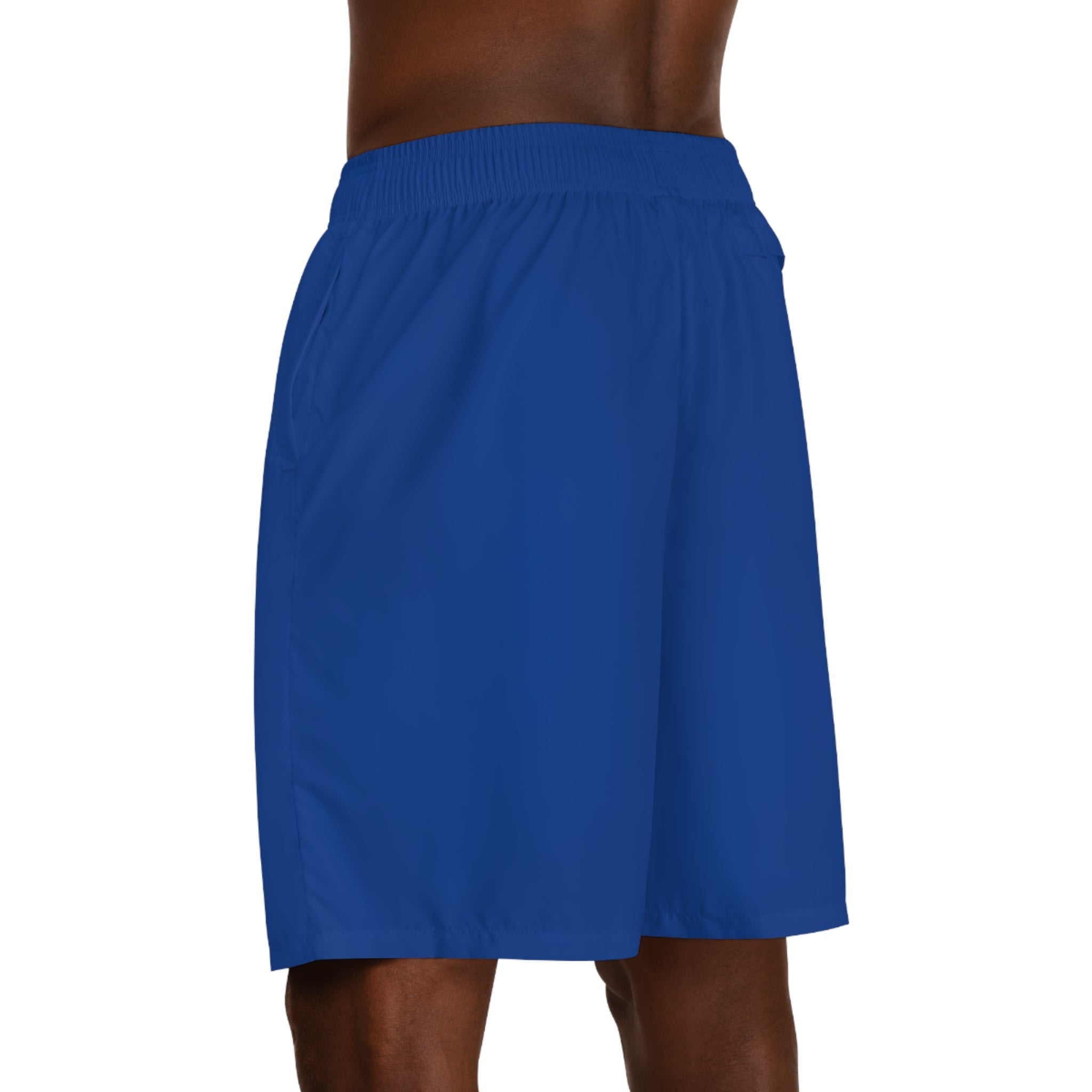 Originals Vertical Script Men's Jogger Shorts — Blue Athletic Casual Summer Shorts - 314 Originals
