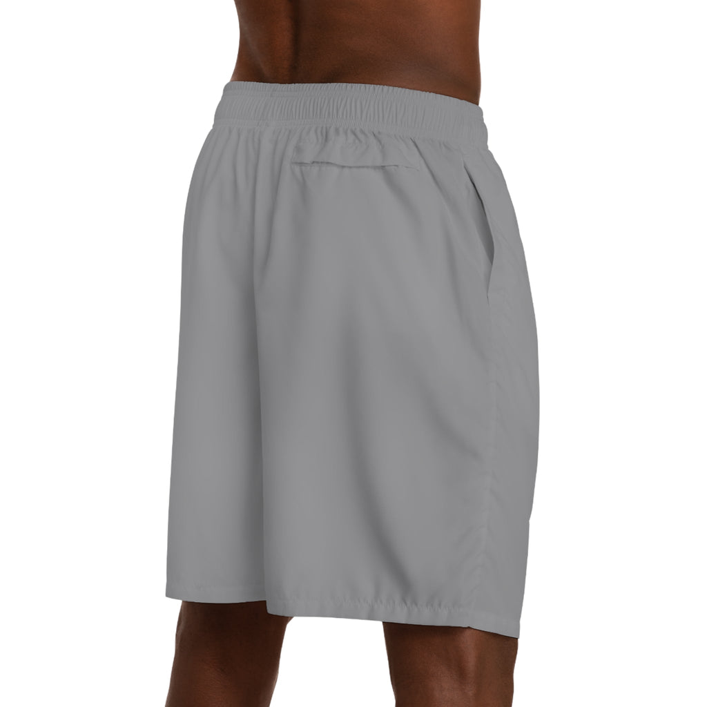 Originals Vertical Script Men's Jogger Shorts — Grey Athletic Casual Summer Shorts - 314 Originals