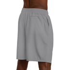 Originals Vertical Script Men's Jogger Shorts — Grey Athletic Casual Summer Shorts - 314 Originals