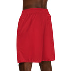 Originals Vertical Script Men's Jogger Shorts — Red Athletic Casual Summer Shorts - 314 Originals