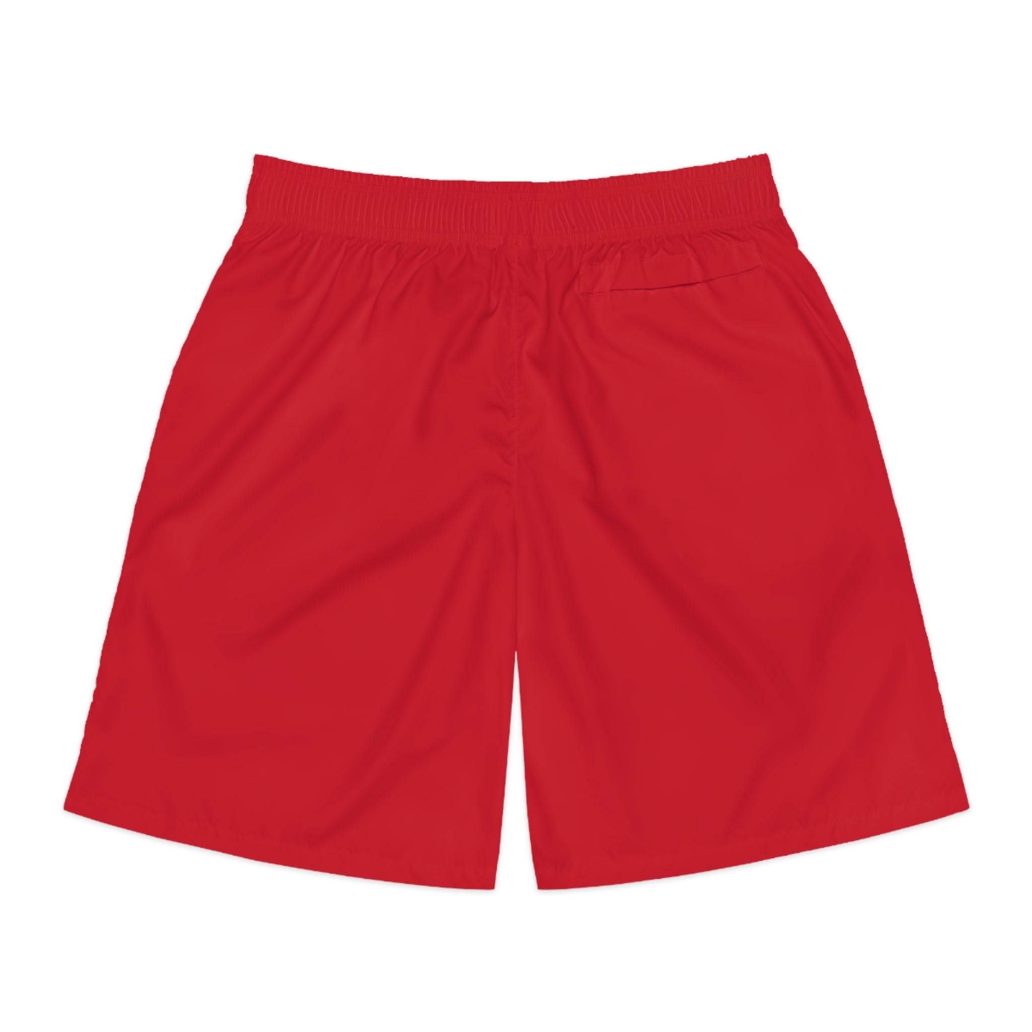 Originals Vertical Script Men's Jogger Shorts — Red Athletic Casual Summer Shorts - 314 Originals