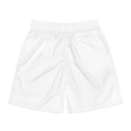 Originals Vertical Script Men's Jogger Shorts — White Athletic Casual Summer Shorts - 314 Originals