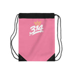 Pink 314 Crown Drawstring Gym Sack - 314 Originals