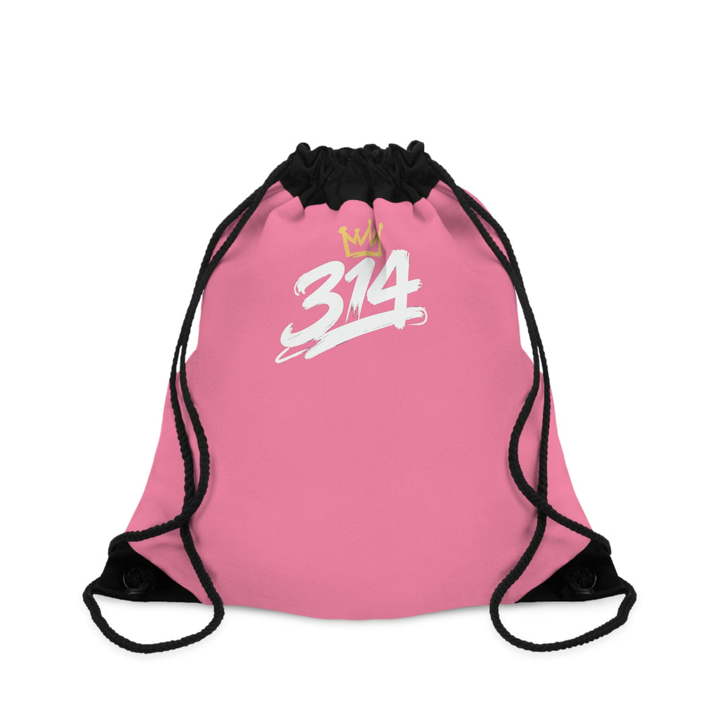 Pink 314 Crown Drawstring Gym Sack - 314 Originals