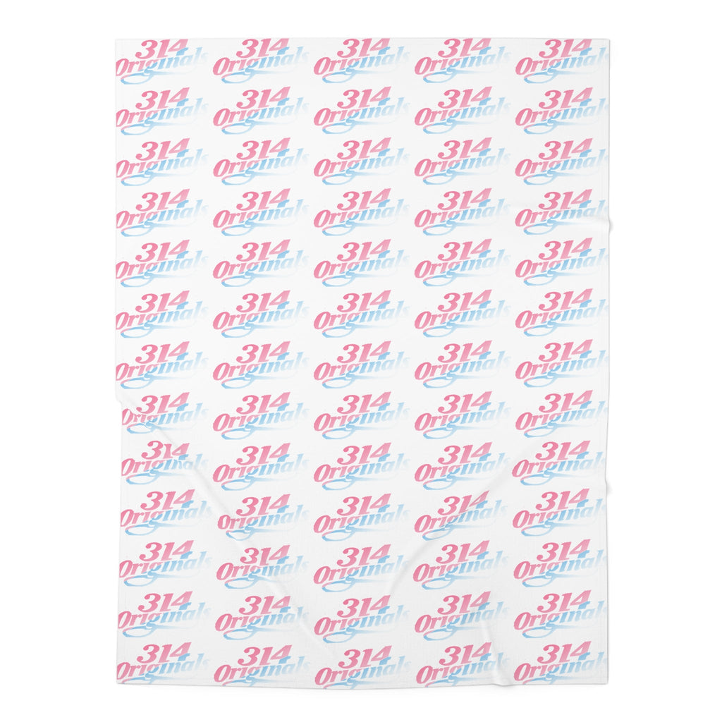 Pink & Blue 314 Original Pattern Swaddle Blanket — Newborn Wrap - 314 Originals