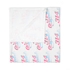 Pink & Blue 314 Original Pattern Swaddle Blanket — Newborn Wrap - 314 Originals