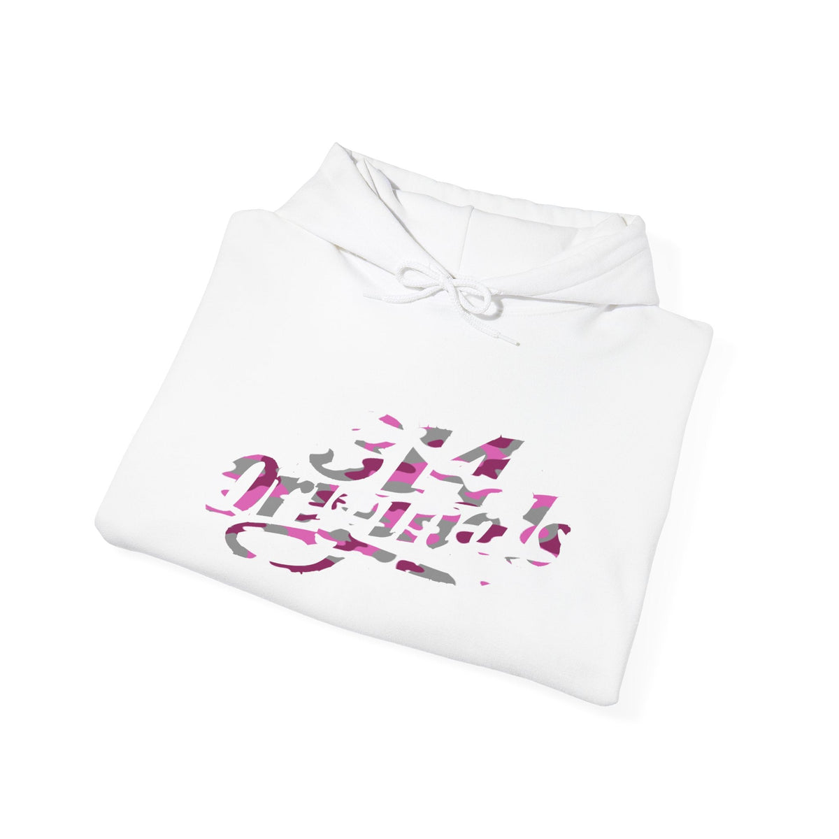 Pink Camo '314' Script Hoodie — City Pride Casual Pullover - 314 Originals