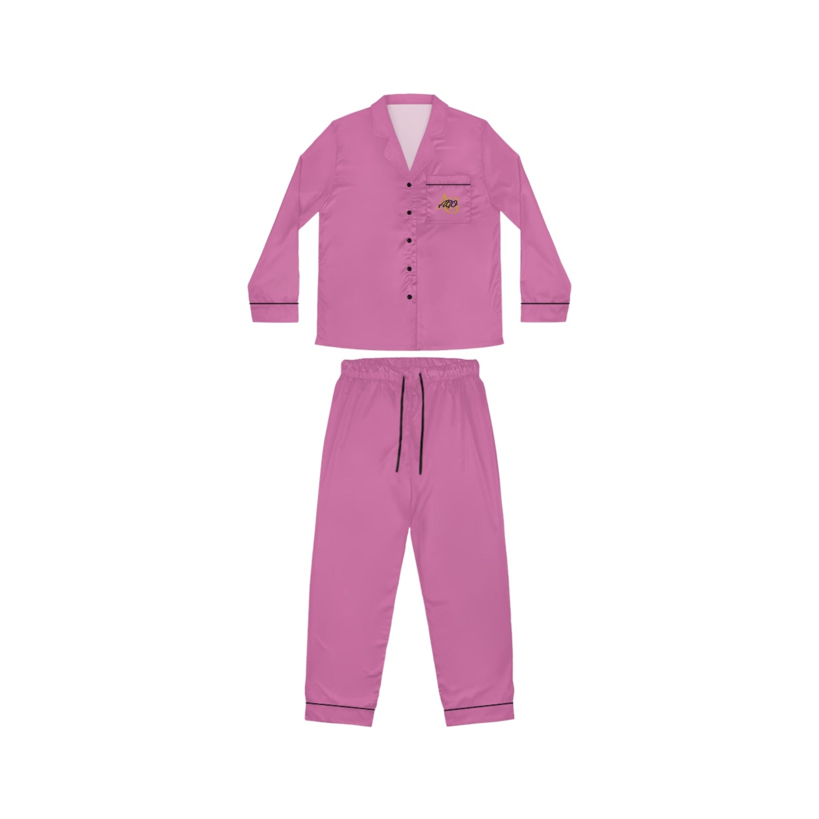 Pink Satin Women’s Pajama Set — Luxe Sleepwear - 314 Originals