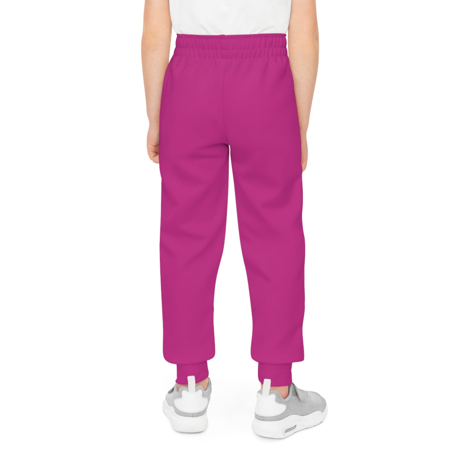 Pink Youth Joggers with 314 Originals Side Graphic — Kids Athletic Sweatpants - 314 Originals
