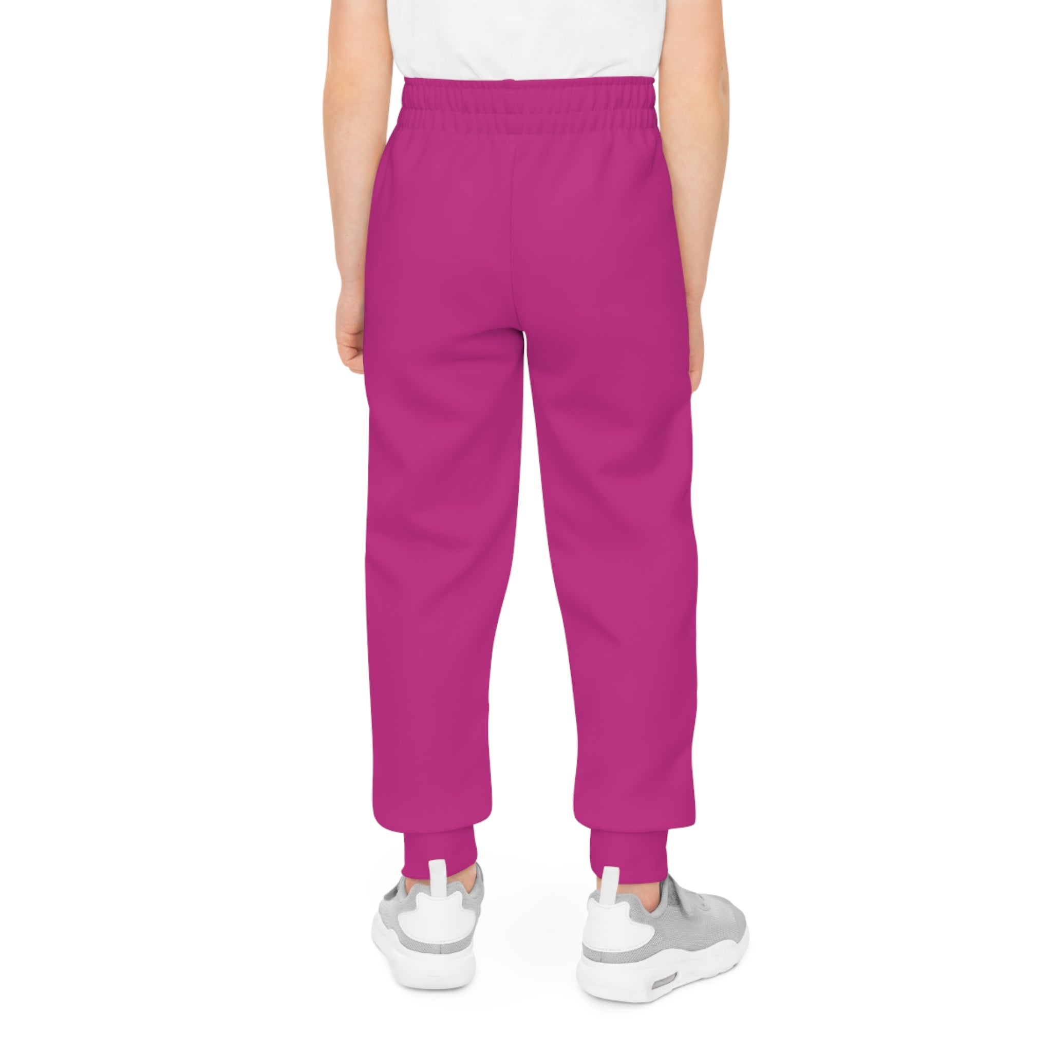 Pink Youth Joggers with 314 Originals Side Graphic — Kids Athletic Sweatpants - 314 Originals