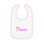 Princess Baby Bib — Contrast Trim Jersey Feeding Bib - 314 Originals