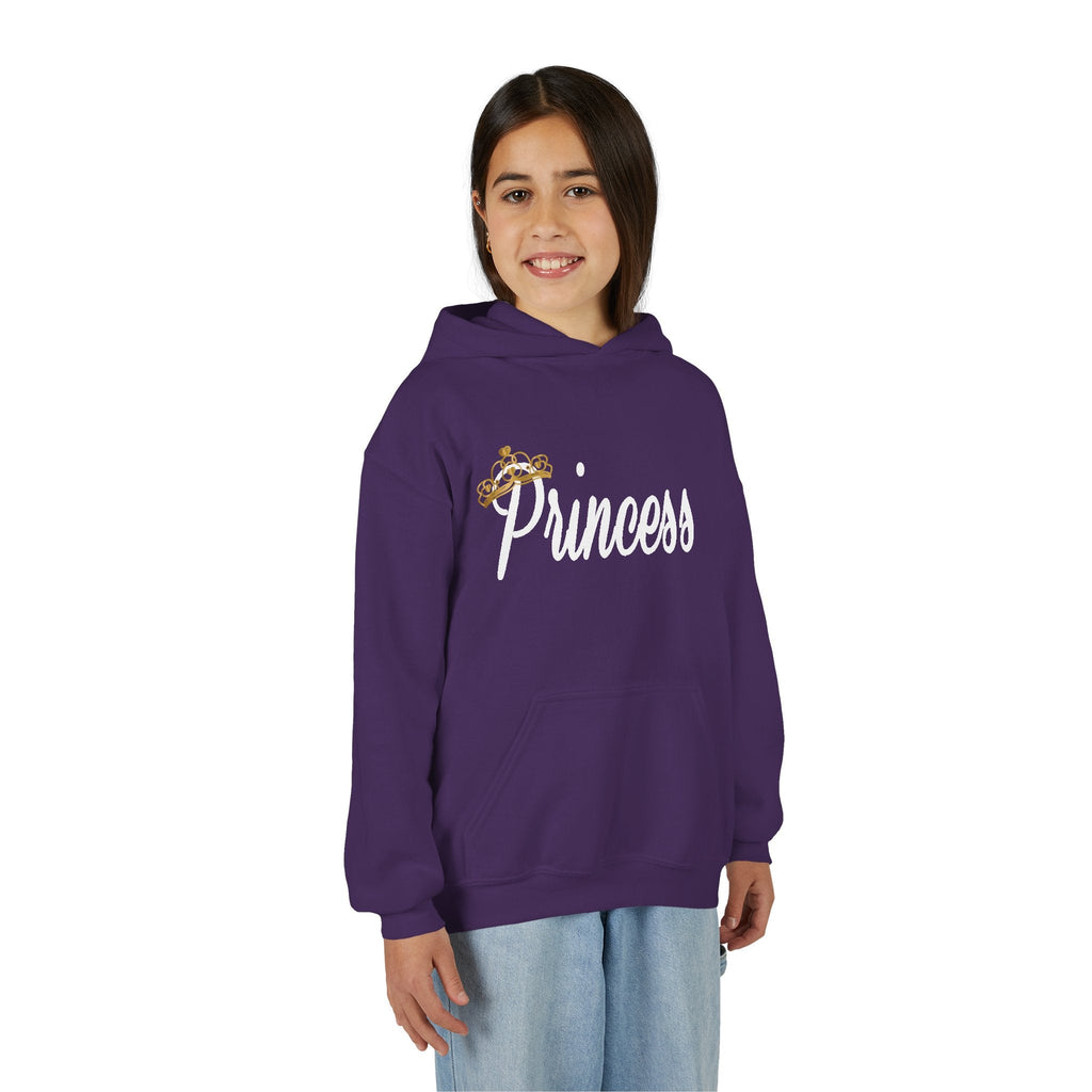 Princess Hoodie — Glitter Crown Graphic Pullover for Girls - 314 Originals