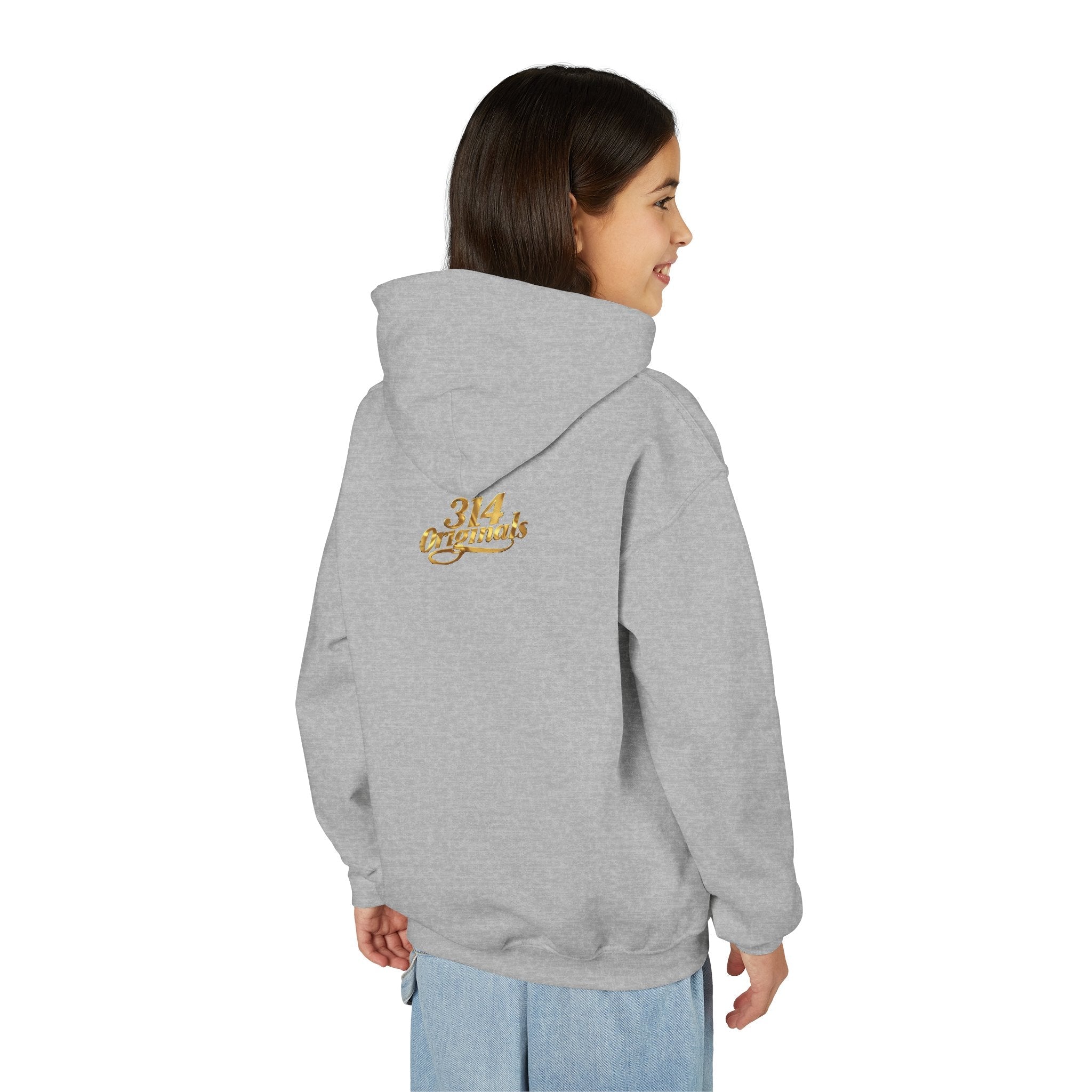 Princess Hoodie — Glitter Crown Graphic Pullover for Girls - 314 Originals