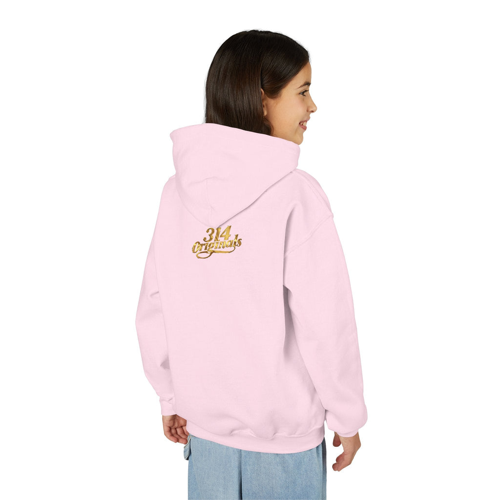 Princess Hoodie — Glitter Crown Graphic Pullover for Girls - 314 Originals