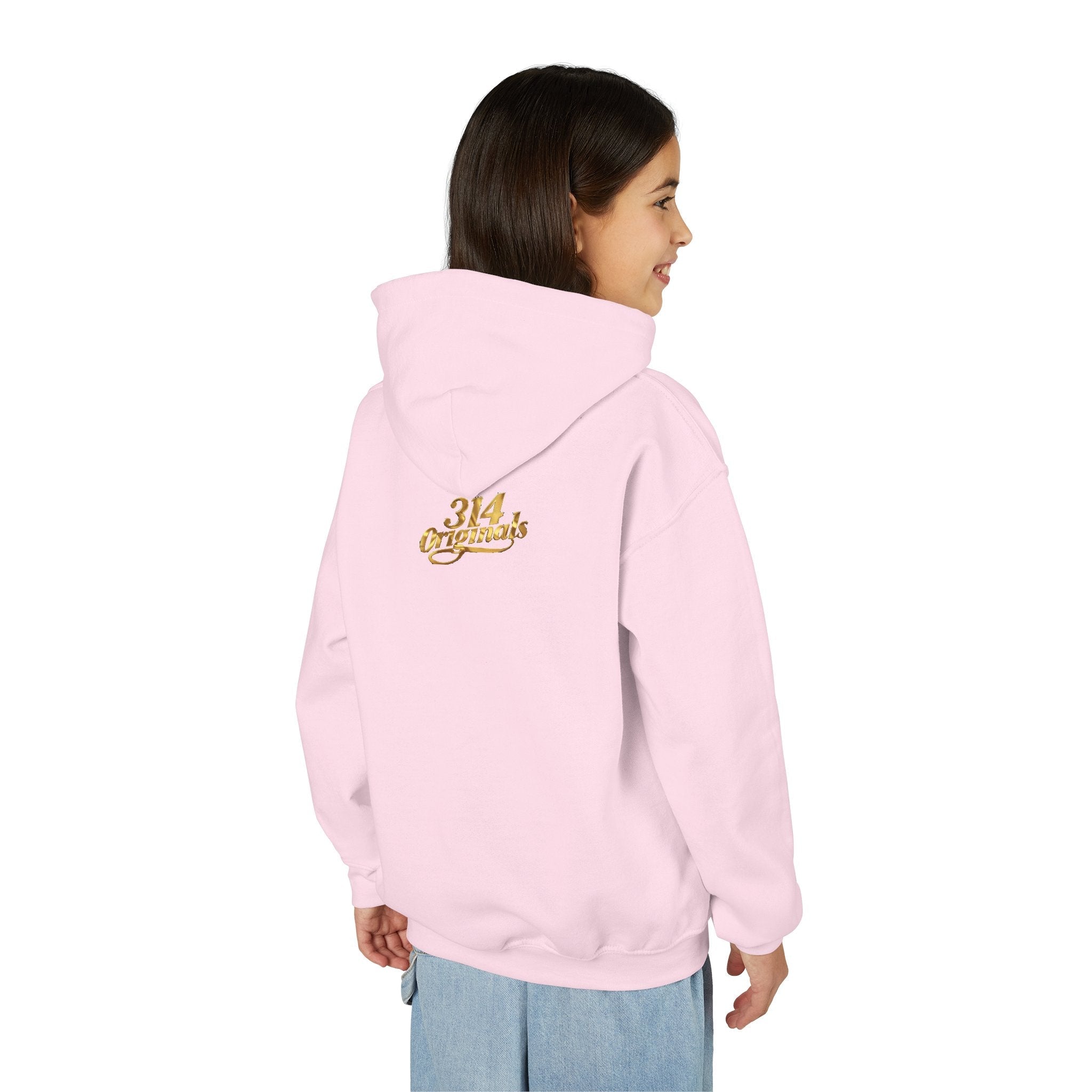 Princess Hoodie — Glitter Crown Graphic Pullover for Girls - 314 Originals