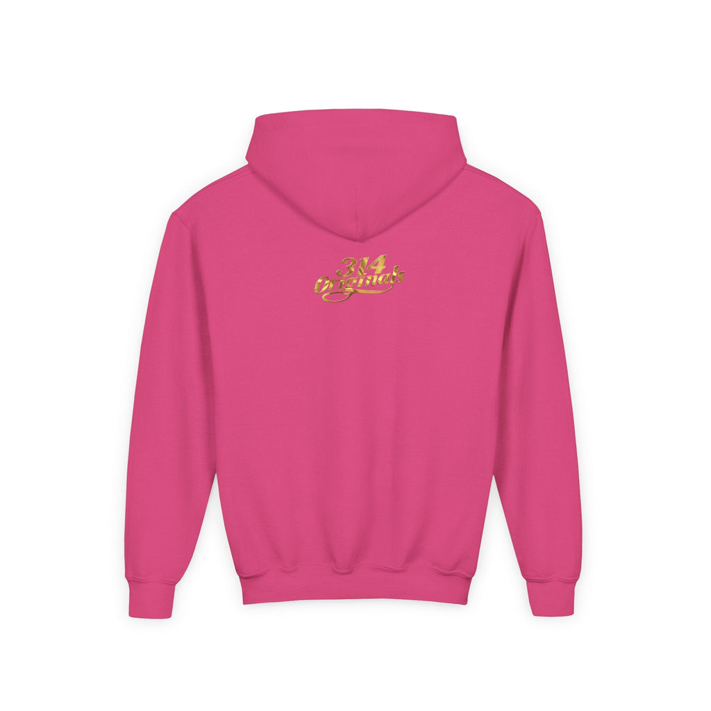 Princess Hoodie — Glitter Crown Graphic Pullover for Girls - 314 Originals