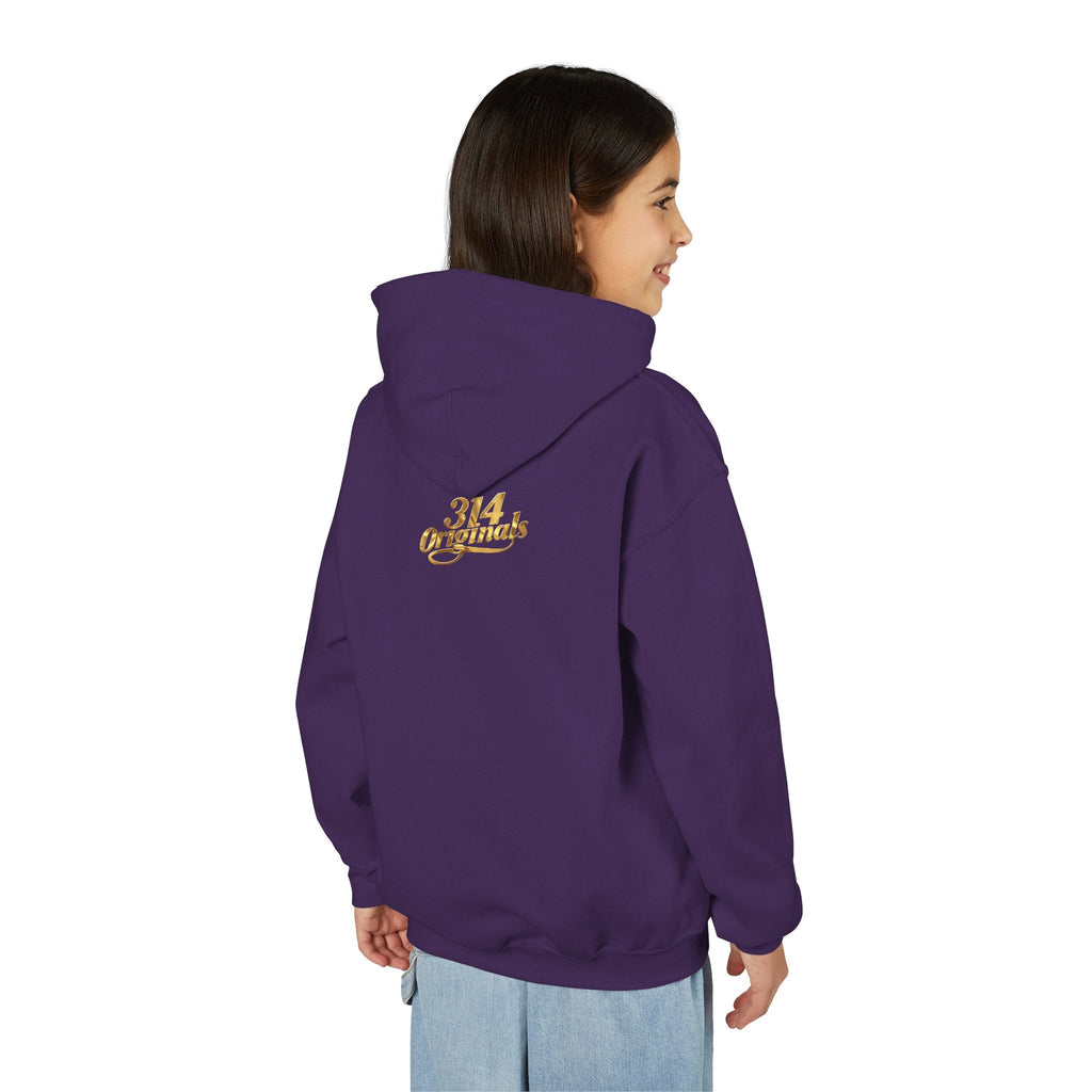Princess Hoodie — Glitter Crown Graphic Pullover for Girls - 314 Originals