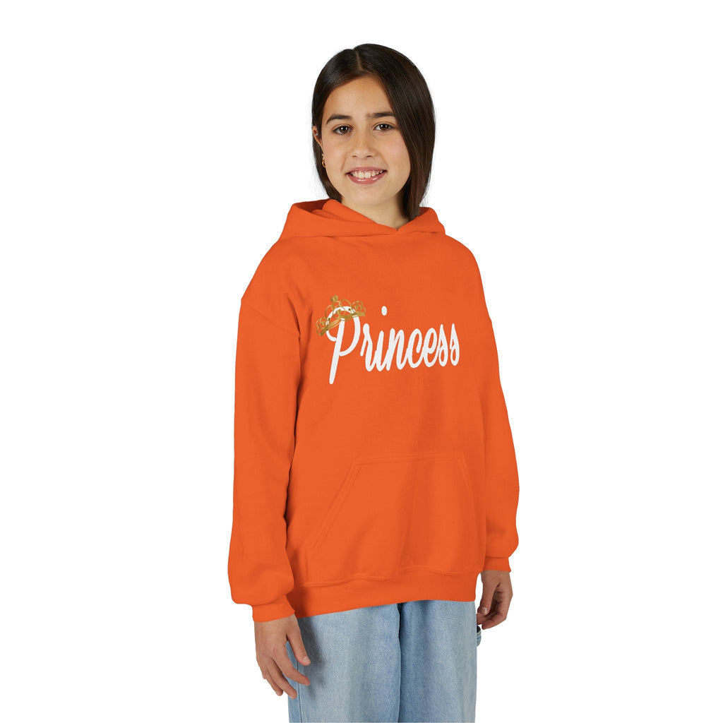 Princess Hoodie — Glitter Crown Graphic Pullover for Girls - 314 Originals