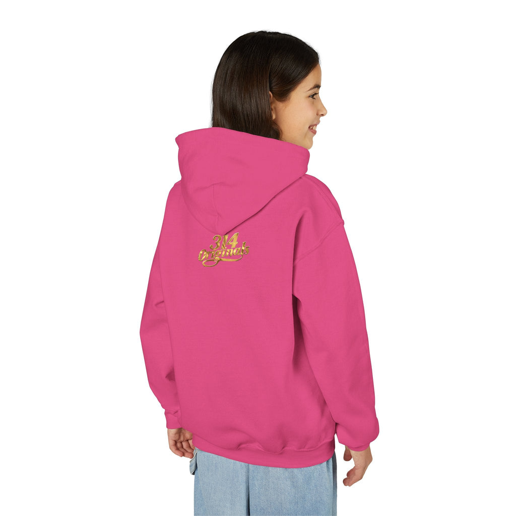 Princess Hoodie — Glitter Crown Graphic Pullover for Girls - 314 Originals