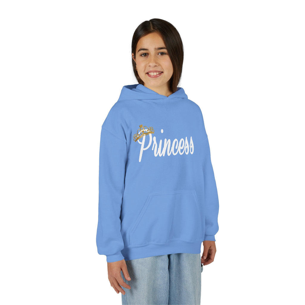 Princess Hoodie — Glitter Crown Graphic Pullover for Girls - 314 Originals