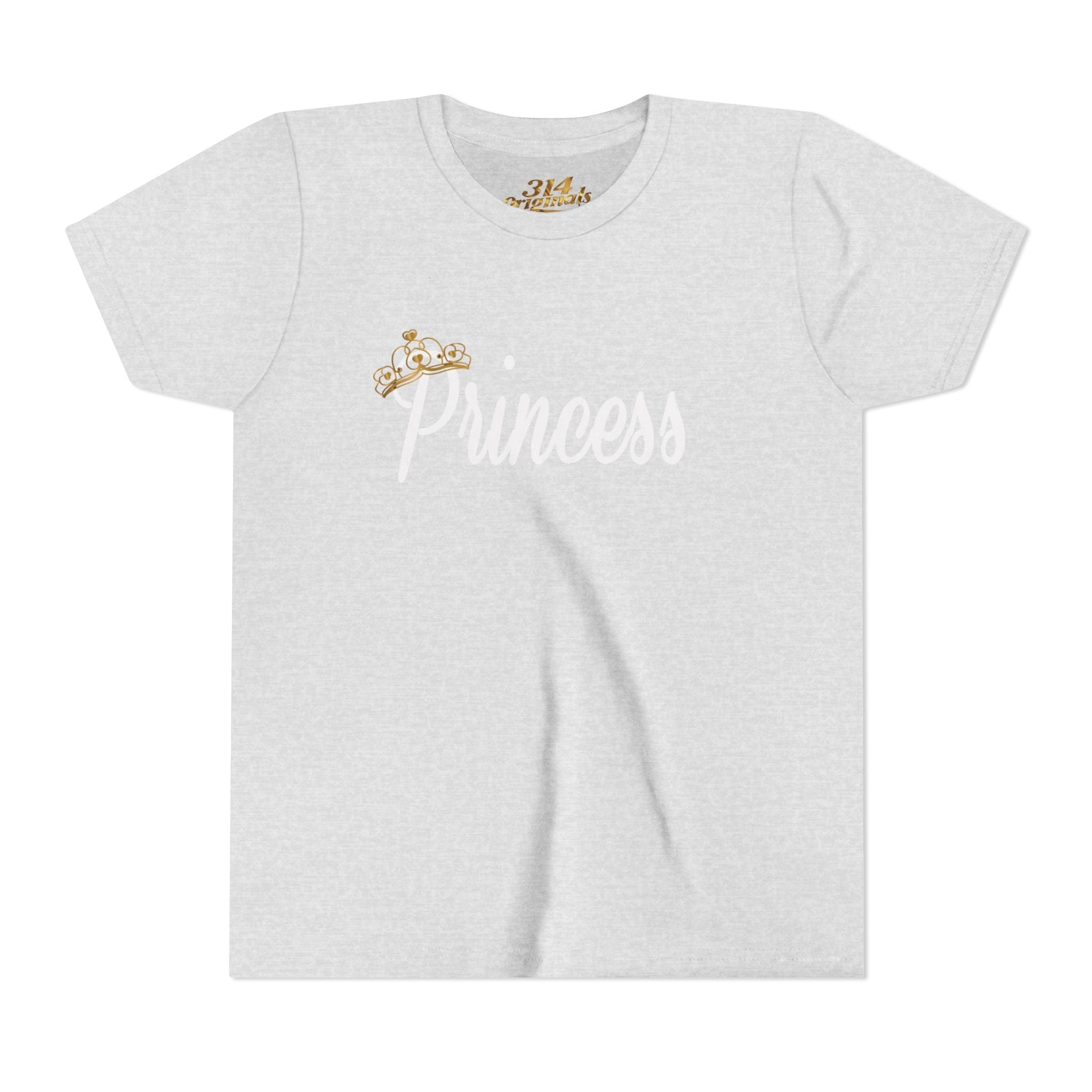 Princess Youth Tee — Sparkle Crown Kids T‑Shirt - 314 Originals