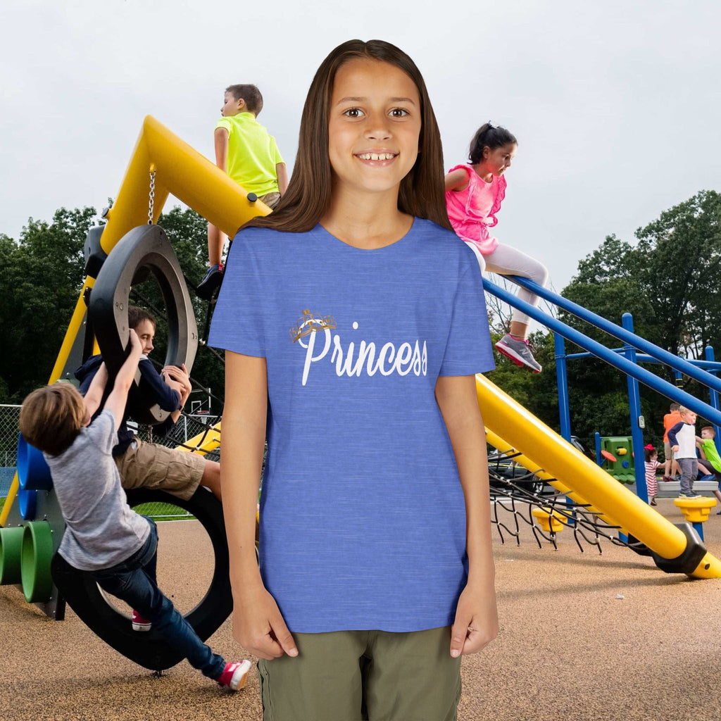 Princess Youth Tee — Sparkle Crown Kids T‑Shirt - 314 Originals