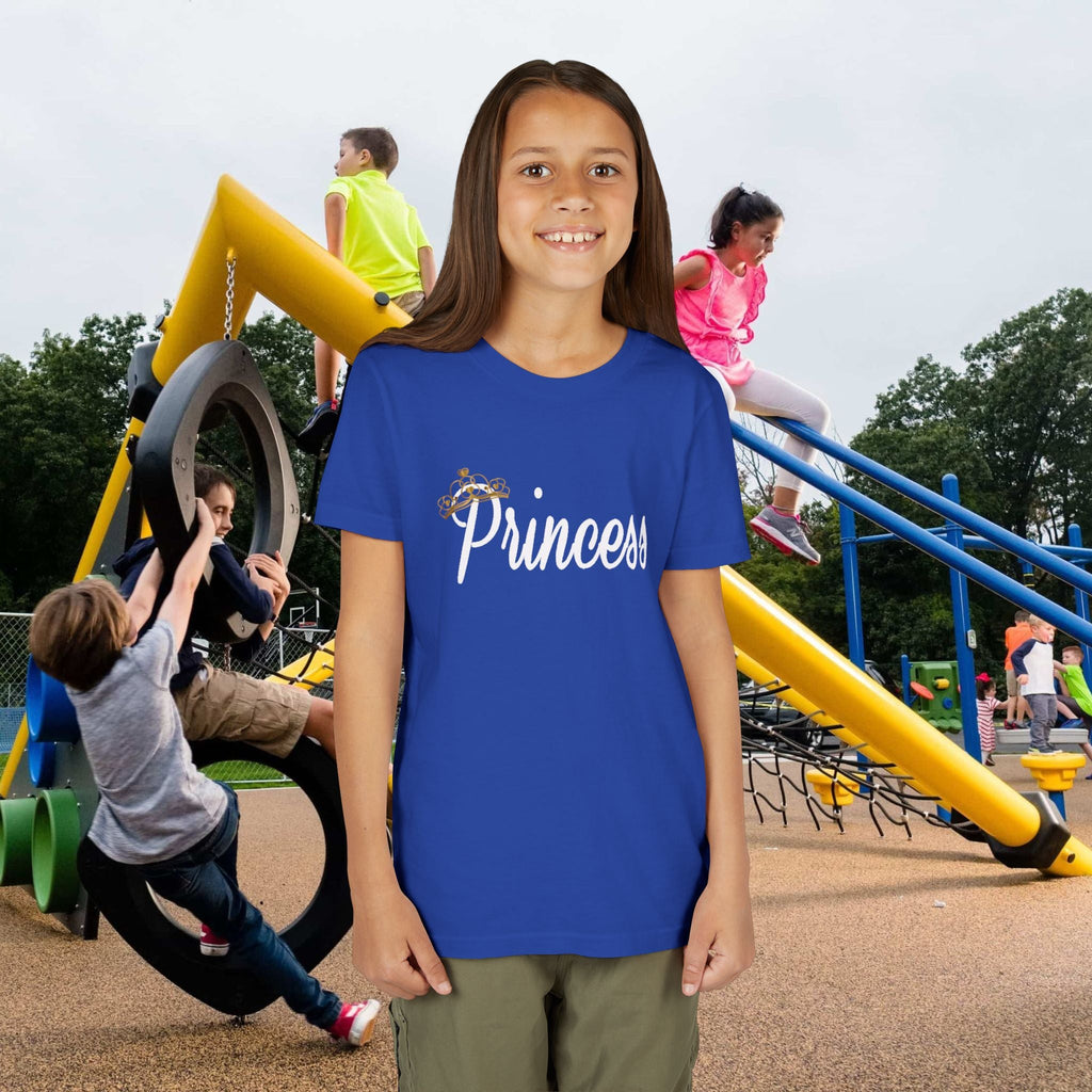 Princess Youth Tee — Sparkle Crown Kids T‑Shirt - 314 Originals