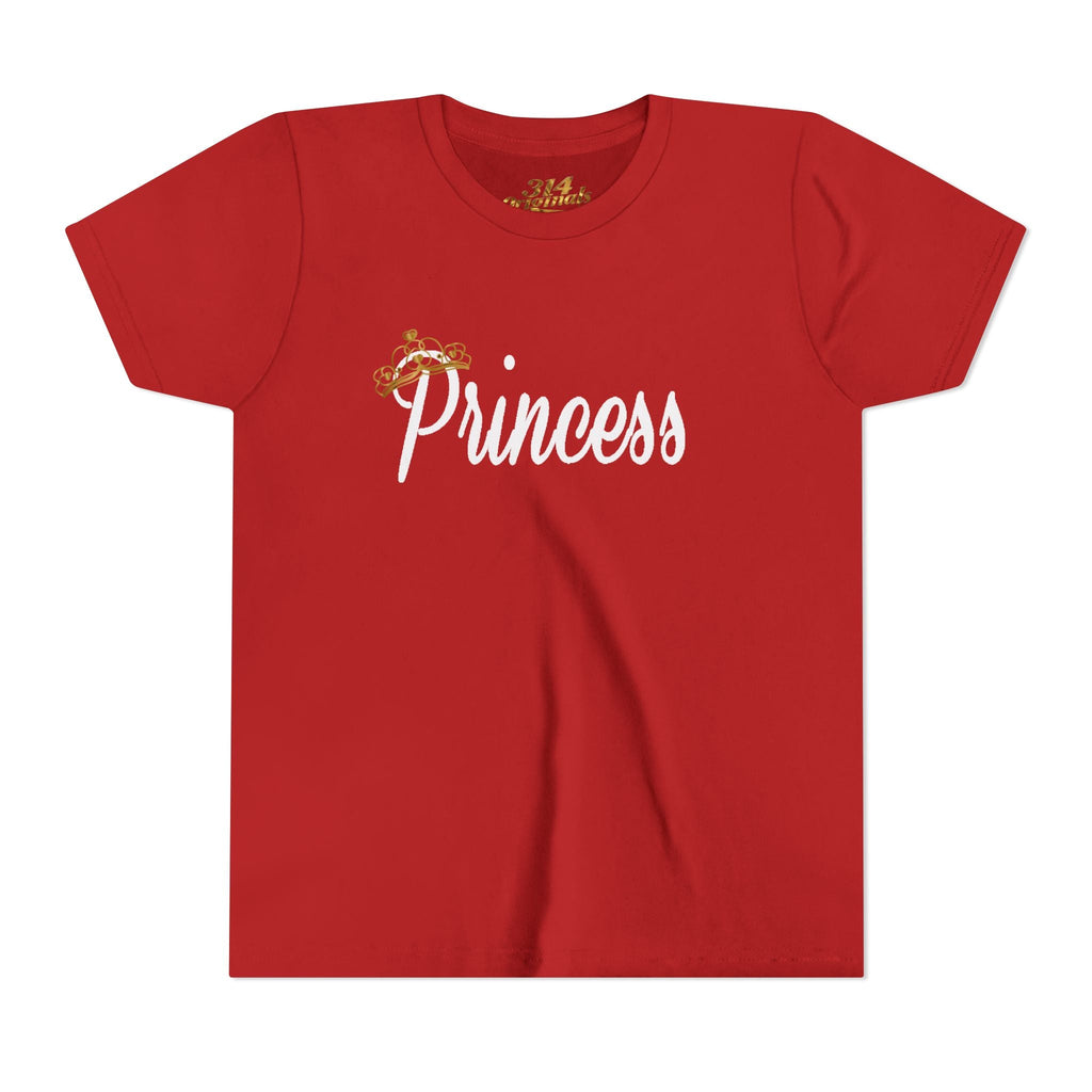 Princess Youth Tee — Sparkle Crown Kids T‑Shirt - 314 Originals